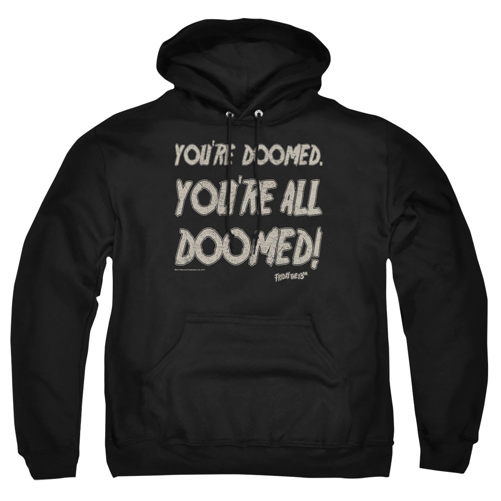 Friday The 13Th Doomed Mens Hoodie Black