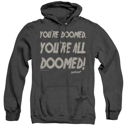 Friday The 13th Doomed Heather Mens Hoodie Black