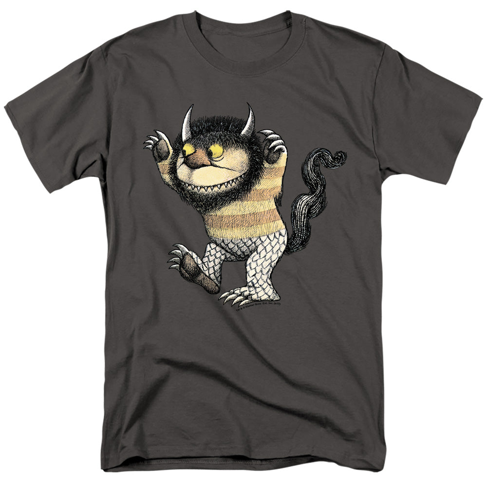Where The Wild Things Are Carol Mens T Shirt Charcoal