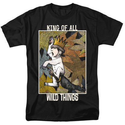 Where The Wild Things Are King Of All Wild Things Mens T Shirt Black