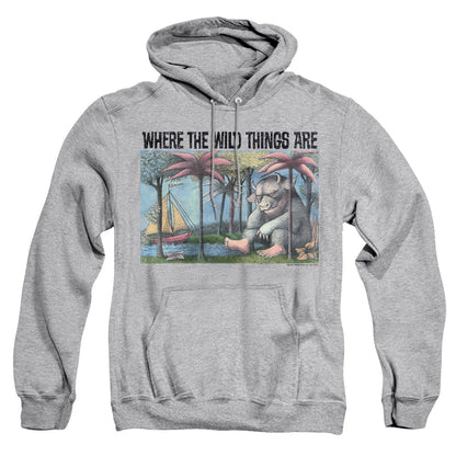 Where The Wild Things Are Cover Art Mens Hoodie Athletic Heather