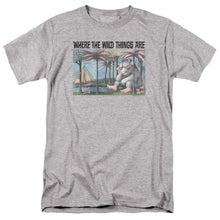 Load image into Gallery viewer, Where The Wild Things Are Cover Art Mens T Shirt Athletic Heather
