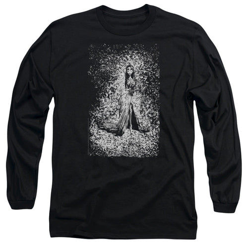 Corpse Bride Bird Dissolve Mens Long Sleeve Shirt Black