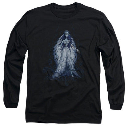 Corpse Bride Vines Mens Long Sleeve Shirt Black