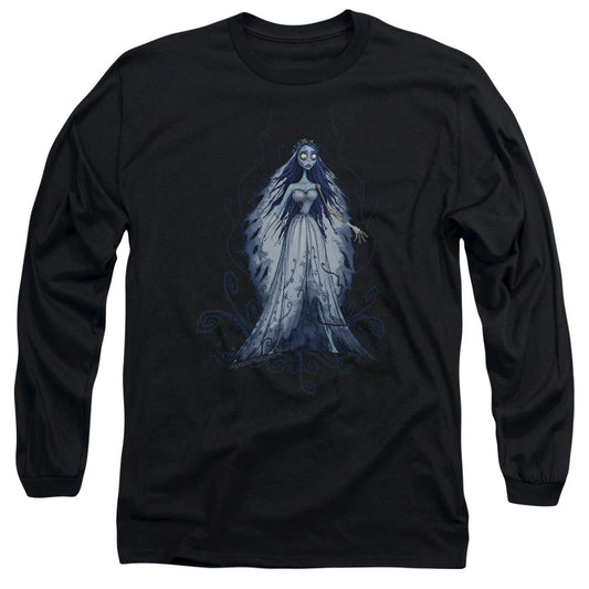 Corpse Bride Vines Mens Long Sleeve Shirt Black