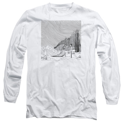 Corpse Bride My Darling Mens Long Sleeve Shirt White Officially Licensed