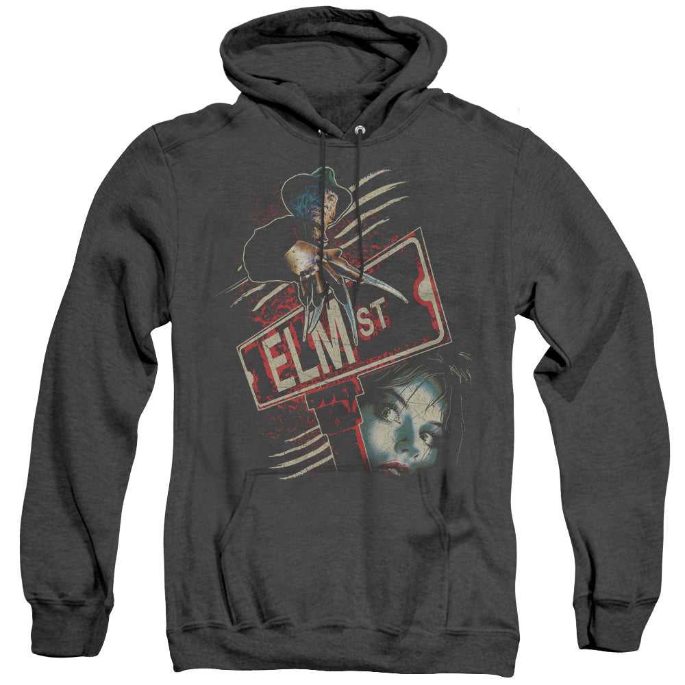 Nightmare On Elm Street Elm St Heather Mens Hoodie Black