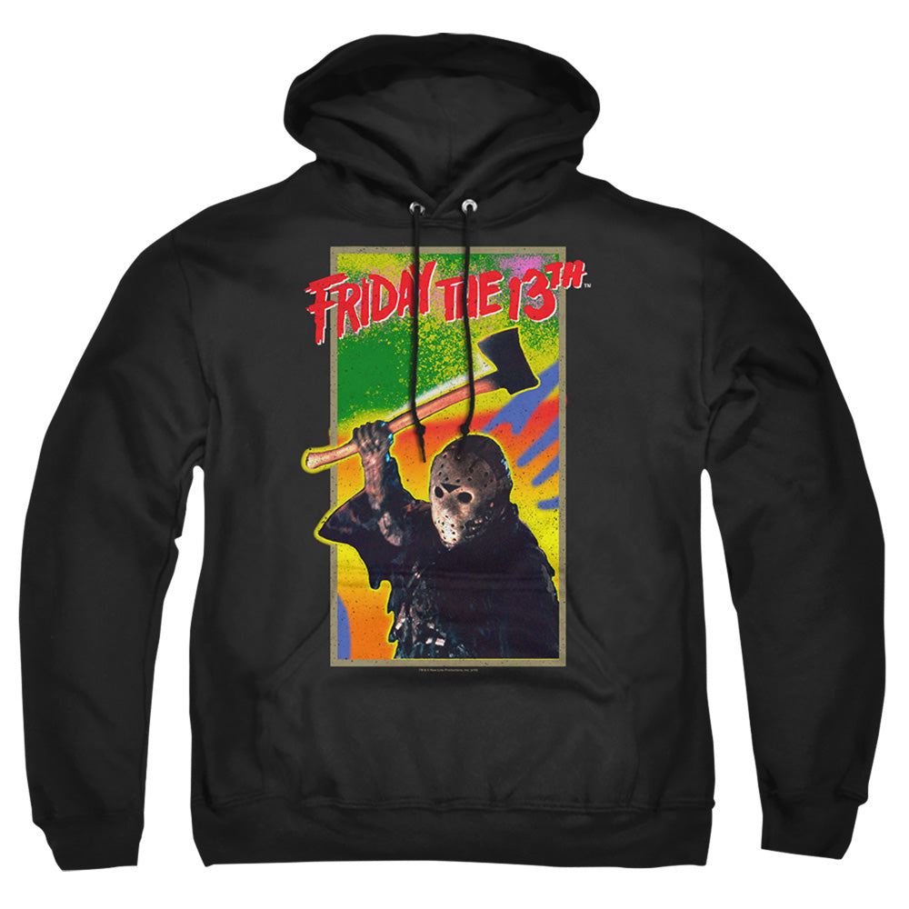 Friday The 13Th Retro Game Mens Hoodie Black