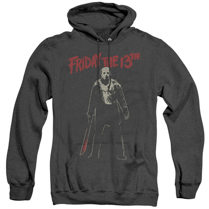 Friday The 13th Chchch Ahahah Heather Mens Hoodie Black