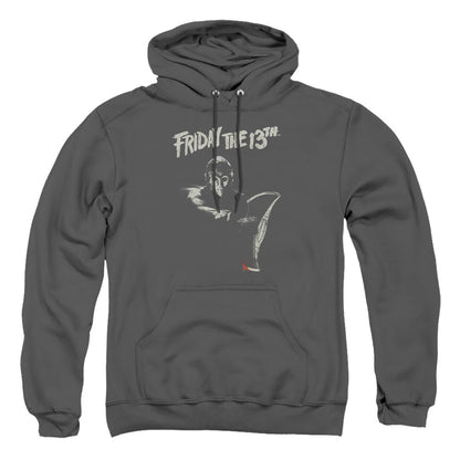 Friday The 13Th Ax Mens Hoodie Charcoal
