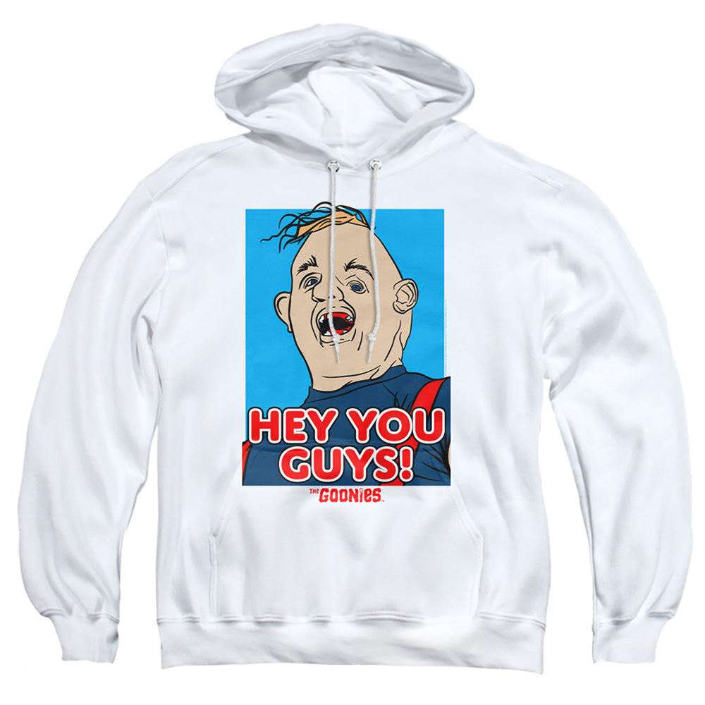 The Goonies Sloth Hey You Guys Mens Hoodie White