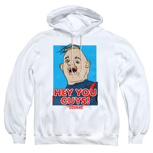 The Goonies Sloth Hey You Guys Mens Hoodie White