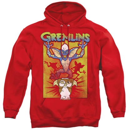 Gremlins Be Afraid Mens Hoodie Red