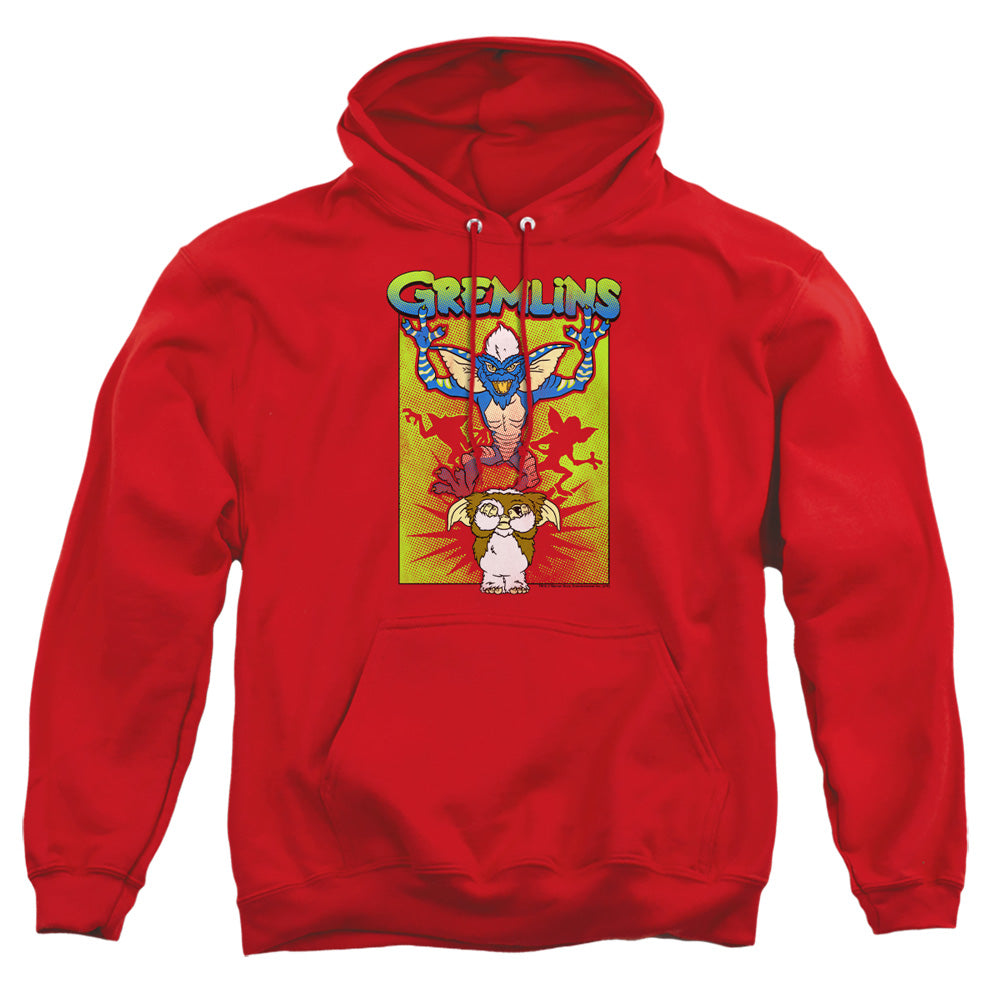 Gremlins Be Afraid Mens Hoodie Red