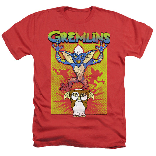 Gremlins Be Afraid Heather Mens T Shirt Red