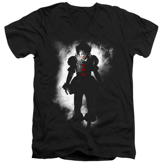 IT Floater Mens Slim Fit V-Neck T Shirt Black