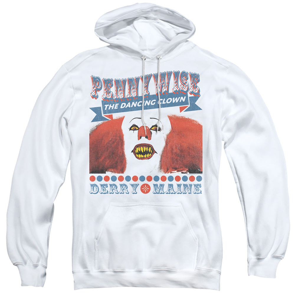IT 1990 The Dancing Clown Mens Hoodie White