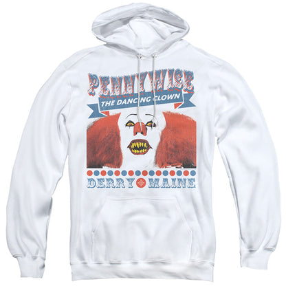 IT 1990 The Dancing Clown Mens Hoodie White