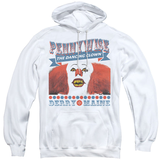 IT 1990 The Dancing Clown Mens Hoodie White