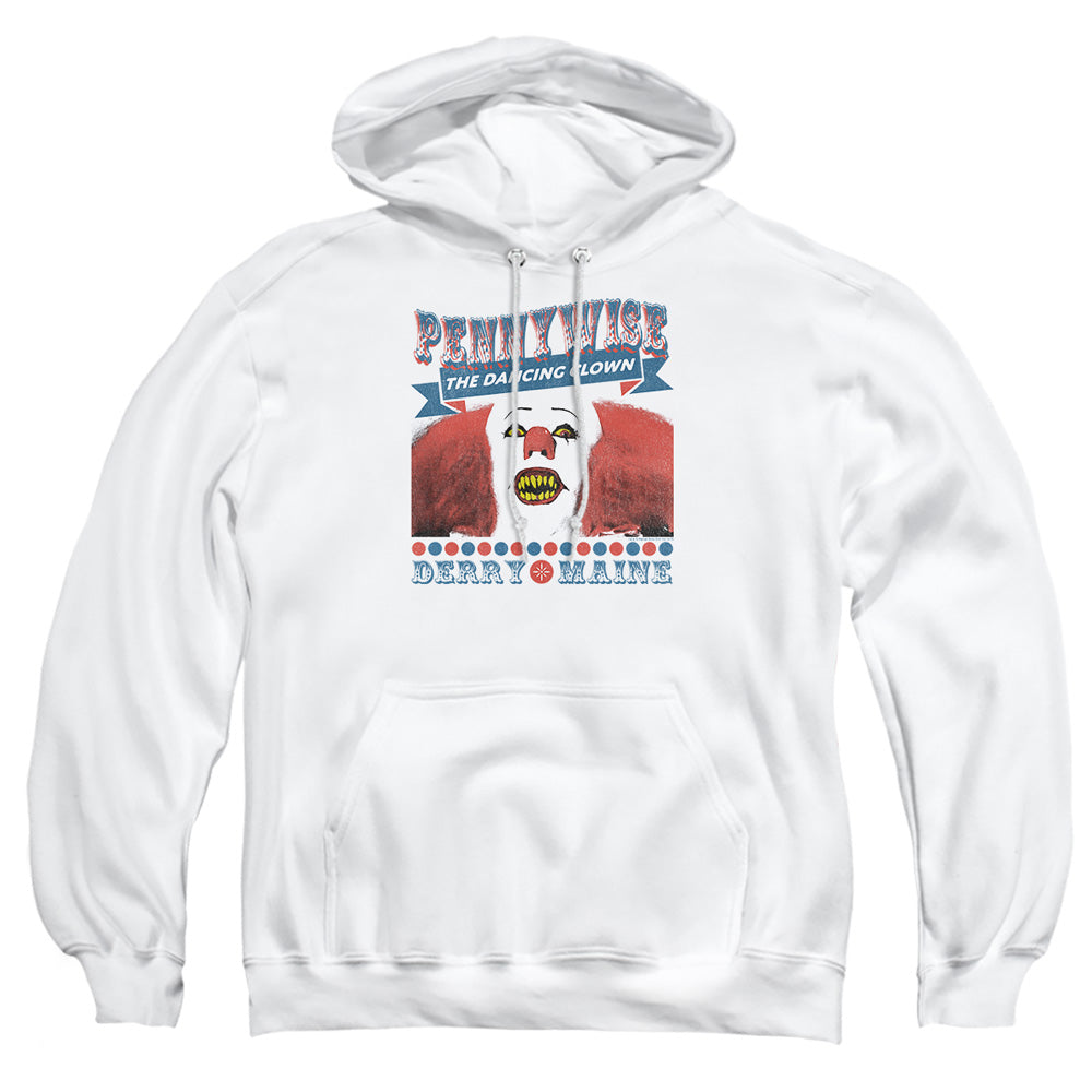 It 1990 The Dancing Clown Mens Hoodie White