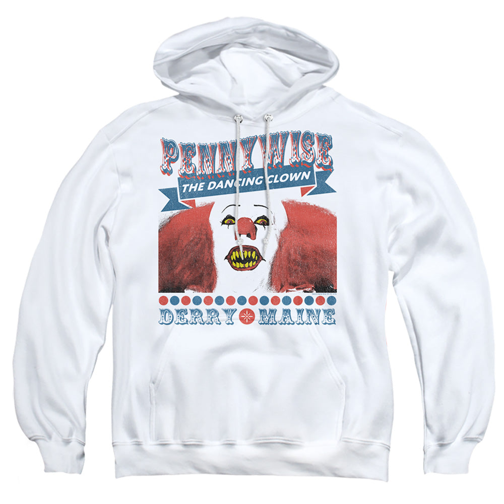 It 1990 The Dancing Clown Mens Hoodie White