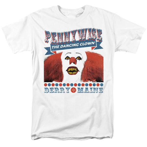 It 1990 The Dancing Clown Mens T Shirt White