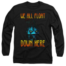 Load image into Gallery viewer, It 2017 We All Float Down Here Mens Long Sleeve Shirt Black Officially Licensed
