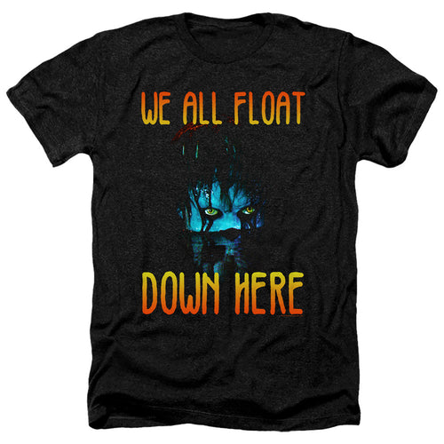 IT We All Float Down Here Heather Mens T Shirt Black