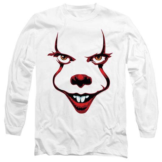 It 2019 Smile Mens Long Sleeve Shirt White Officially Licensed