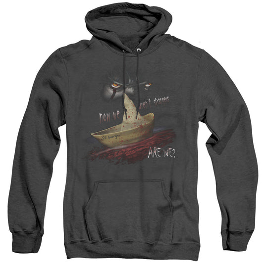 IT Now We Arent Strangers Heather Mens Hoodie Black