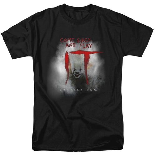 IT 2 Come Back And Play Mens T Shirt Black