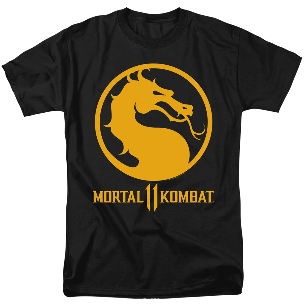 Mortal Kombat 11 Dragon Logo Mens T Shirt Black