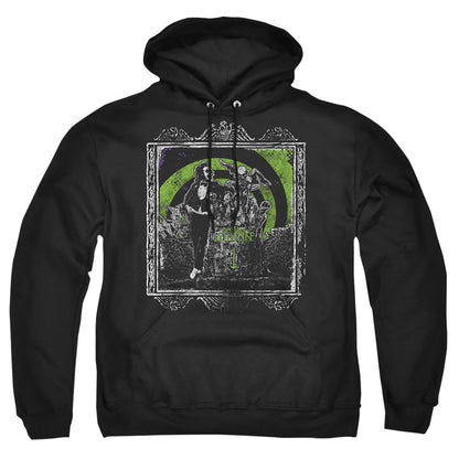 Beetlejuice Here Lies Mens Hoodie Black