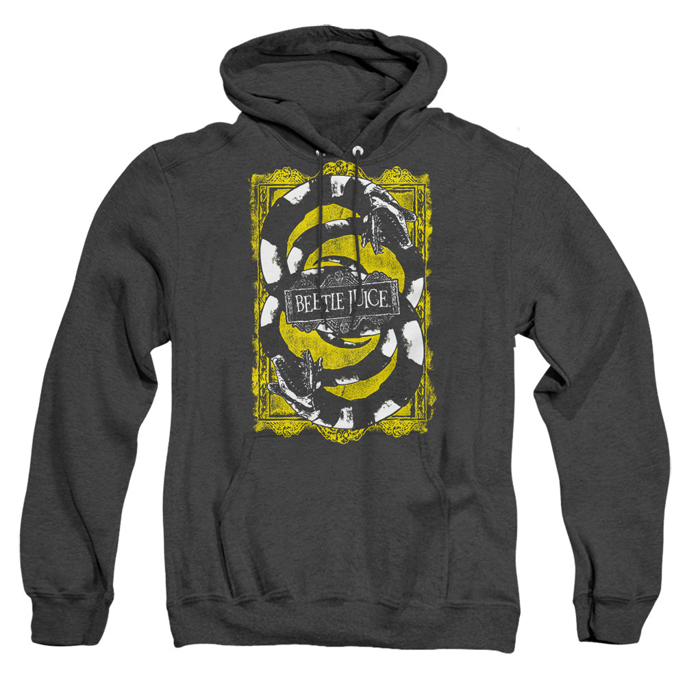 Beetlejuice We Got Worms Heather Mens Hoodie Black