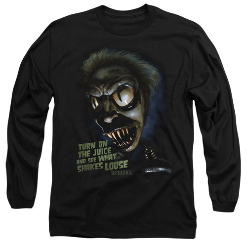 Beetlejuice Chucks Daughter Mens Long Sleeve Shirt Black