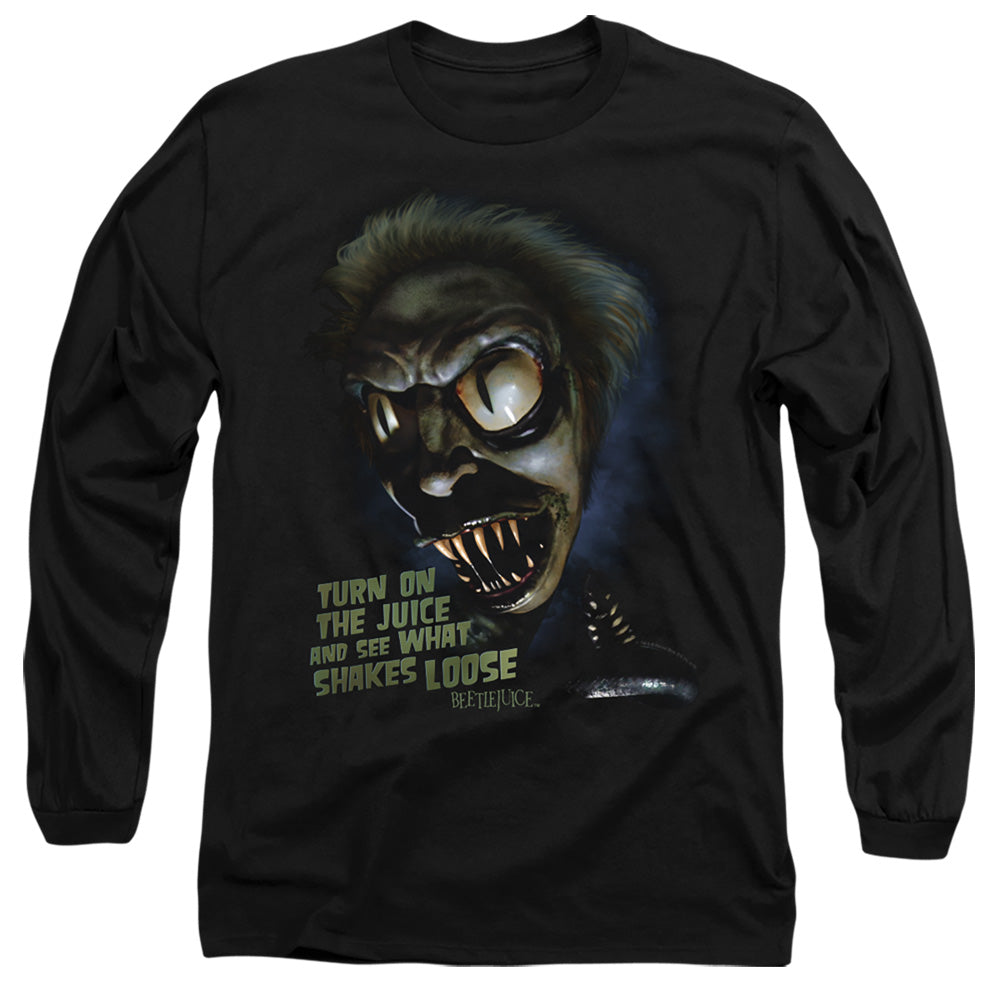 Beetlejuice Chucks Daughter Mens Long Sleeve Shirt Black Officially Licensed
