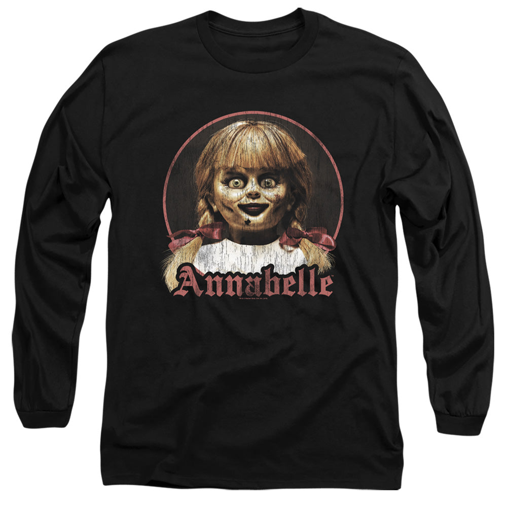 Annabelle Annabelle Portrait Mens Long Sleeve Shirt Black