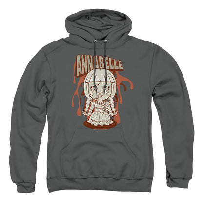 Annabelle Annabelle Illustration Mens Hoodie Charcoal