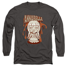Load image into Gallery viewer, Annabelle Annabelle Illustration Mens Long Sleeve Shirt Charcoal
