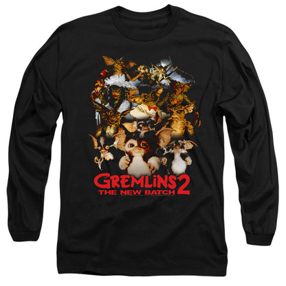 Gremlins 2 Goon Crew Mens Long Sleeve Shirt Black Officially Licensed