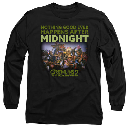 Gremlins 2 After Midnight Mens Long Sleeve Shirt Black