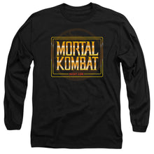 Load image into Gallery viewer, Mortal Kombat Klassic Insert Coin Mens Long Sleeve Shirt Black
