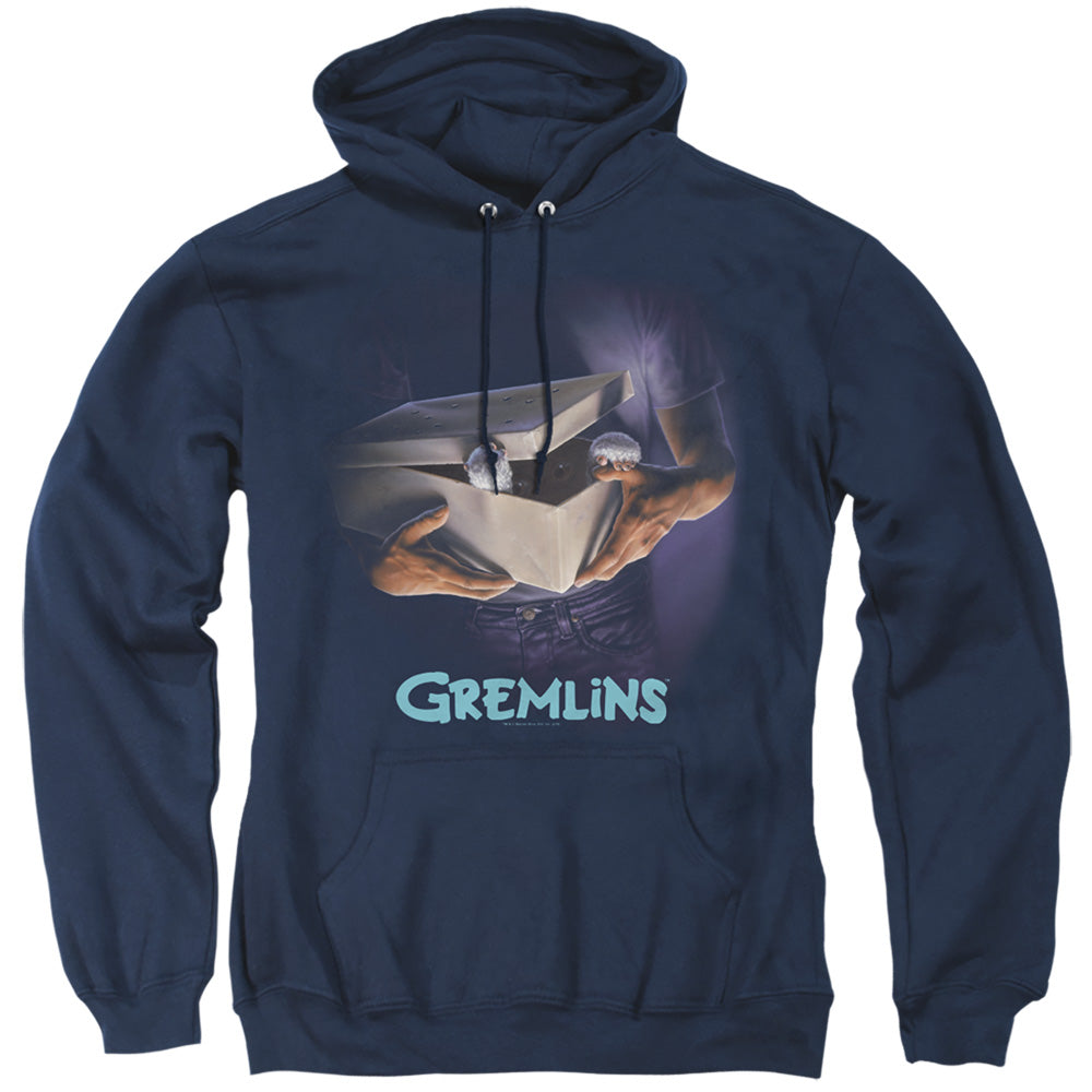 Gremlins Original Poster Mens Hoodie Navy Blue