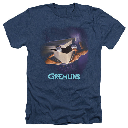 Gremlins Original Poster Heather Mens T Shirt Navy Blue