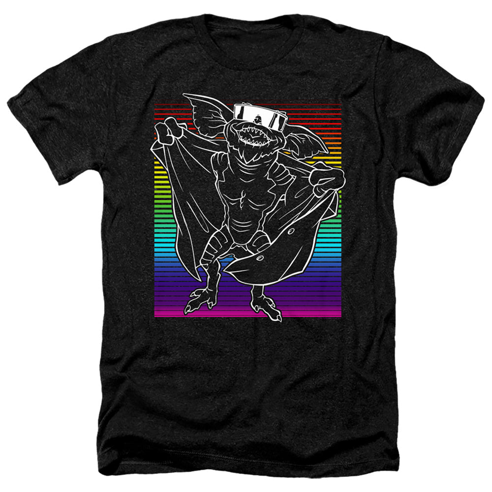 Gremlins Cool Gradient Heather Mens T Shirt Black