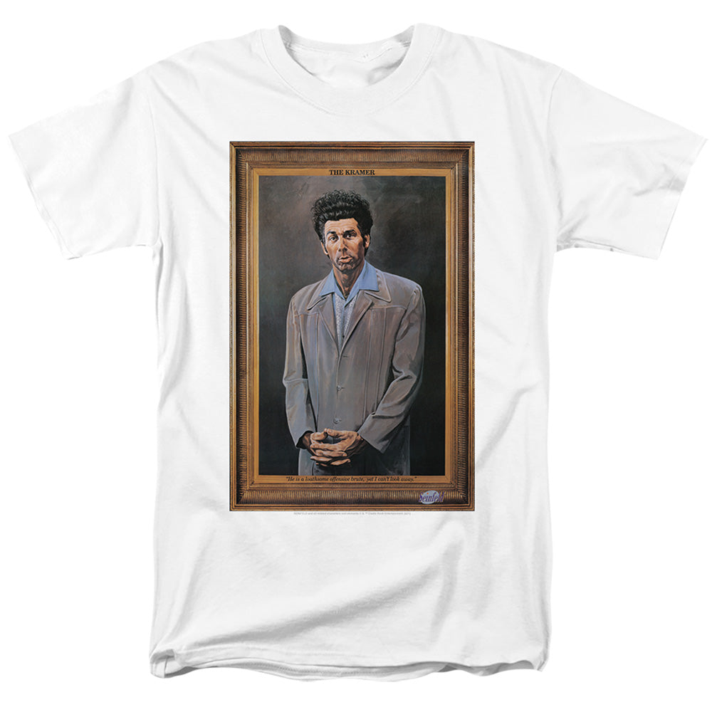 Seinfeld Kramer Portrait Mens T Shirt White