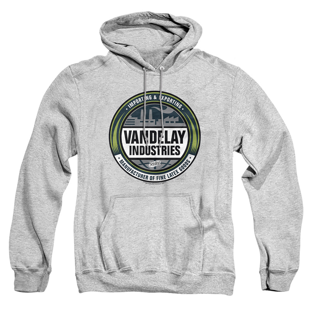 Seinfeld Vendelay Logo Mens Hoodie Athletic Heather