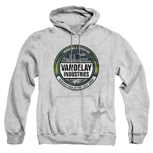 Seinfeld Vendelay Logo Mens Hoodie Athletic Heather