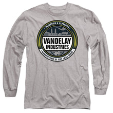 Load image into Gallery viewer, Seinfeld Vendelay Logo Mens Long Sleeve Shirt Athletic Heather Officially Licensed
