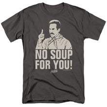 Load image into Gallery viewer, Seinfeld No Soup Mens T Shirt Charcoal
